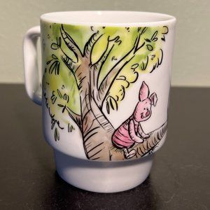 DISNEY Winnie the Pooh Piglet Ceramic Mug Cup ~ A. A. Milne & E. H. Shepard